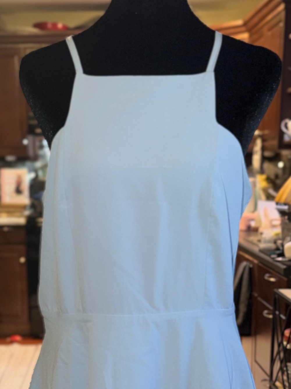 Lulu's Soft Powder Blue V-Neck Dress